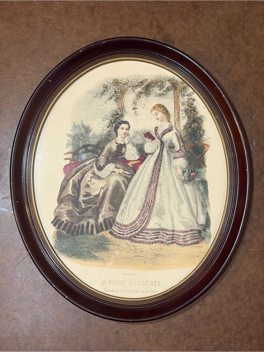 Vintage- La Mode Illustrée fashion print from Leroy Imp Paris •Victorian Fashion